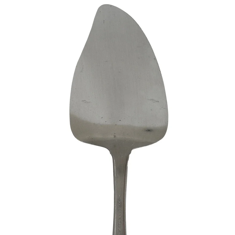 Vintage Capco Stainless Steel Japan Pie Cake Server Floral Handle 8.5